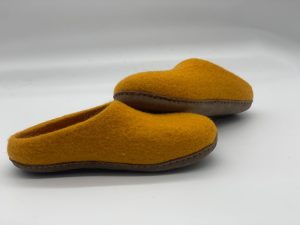 Handmade wool felt shoes for comfort and warmth