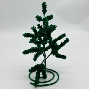 Handmade felt flower with layered petals.